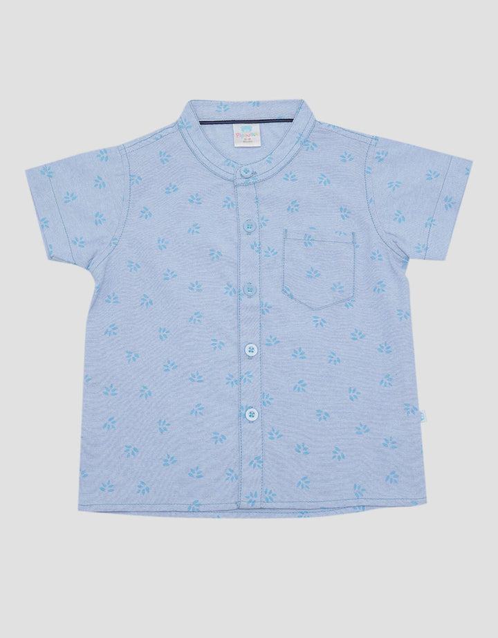 Pipiniko Short Sleeve Shirt Highlight Kemeja Fp Leave