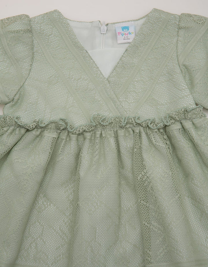 Pipiniko Short Sleeve Midi Dress Kimono