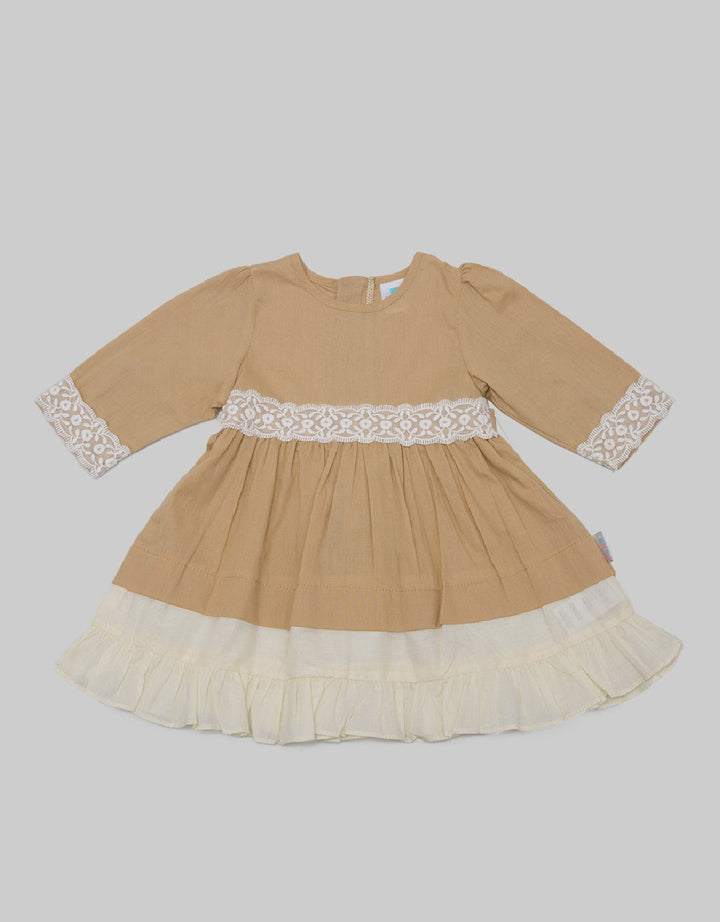Pipiniko Short Sleeve Midi Dress Tier 2 With Lace