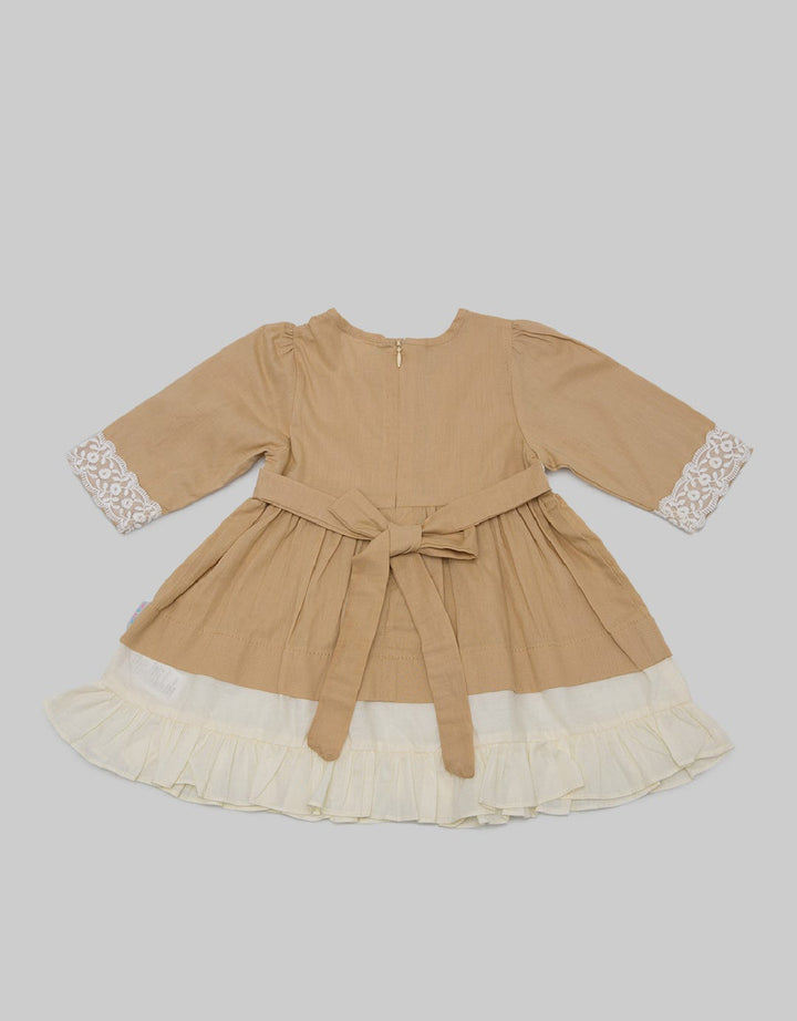 Pipiniko Short Sleeve Midi Dress Tier 2 With Lace