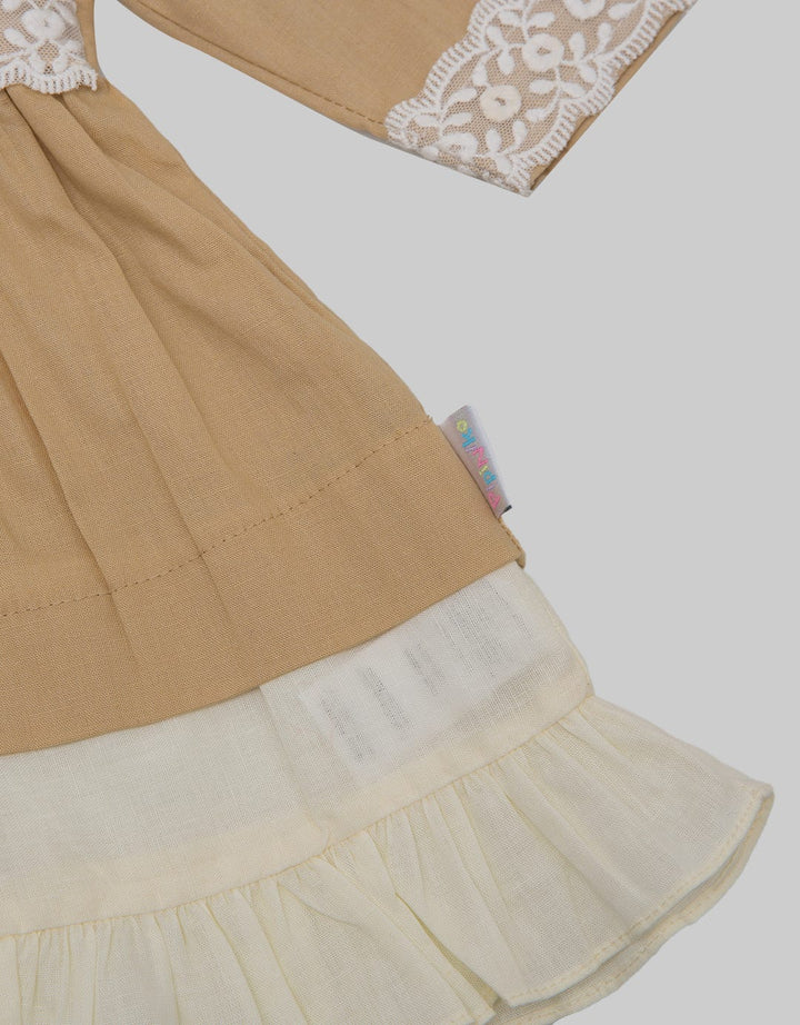 Pipiniko Short Sleeve Midi Dress Tier 2 With Lace
