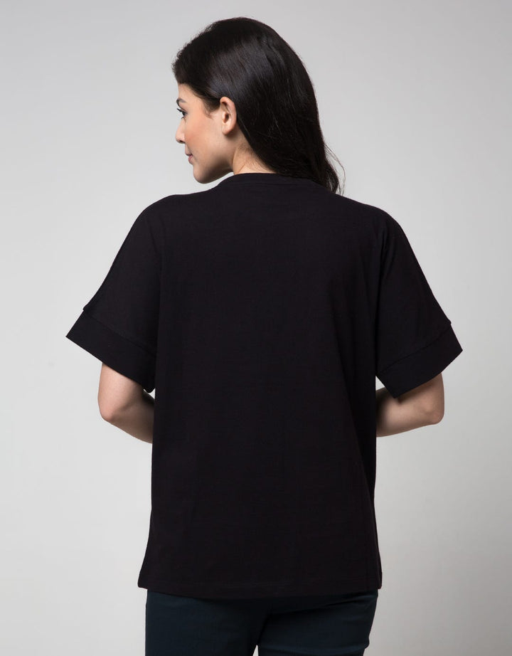 Connexion Mom Short Sleeve T-Shirt Nursing Knit Front Open
