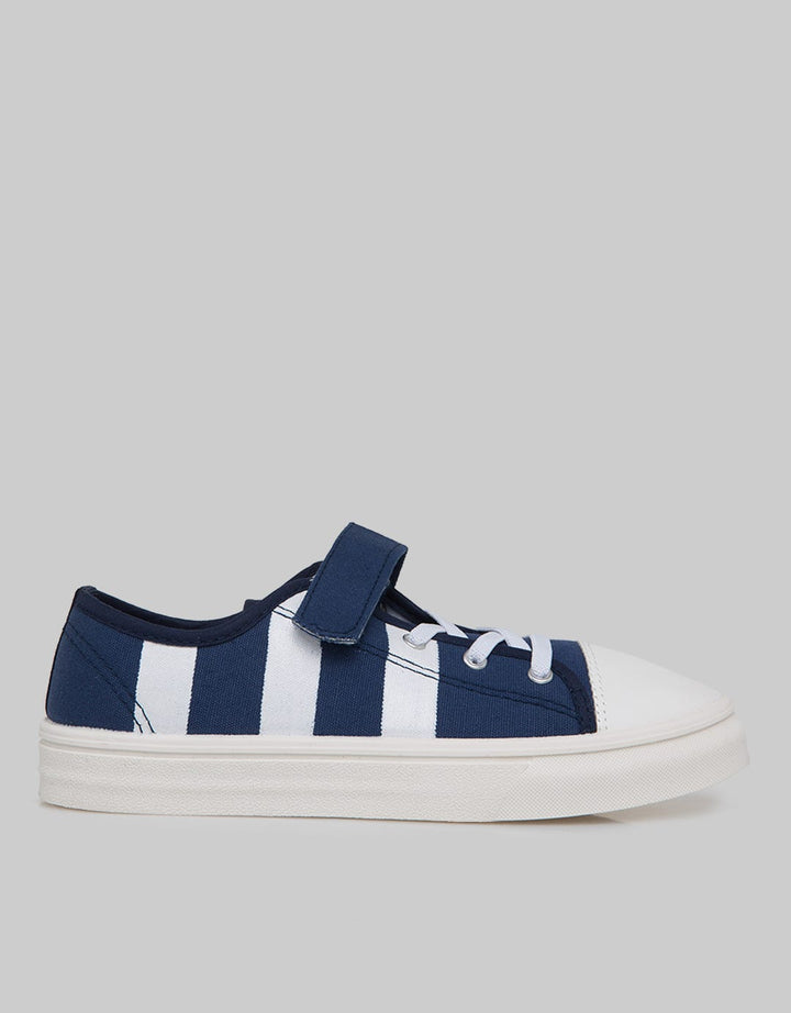 Nevada Stripe Velcro Strap Sneakers Children