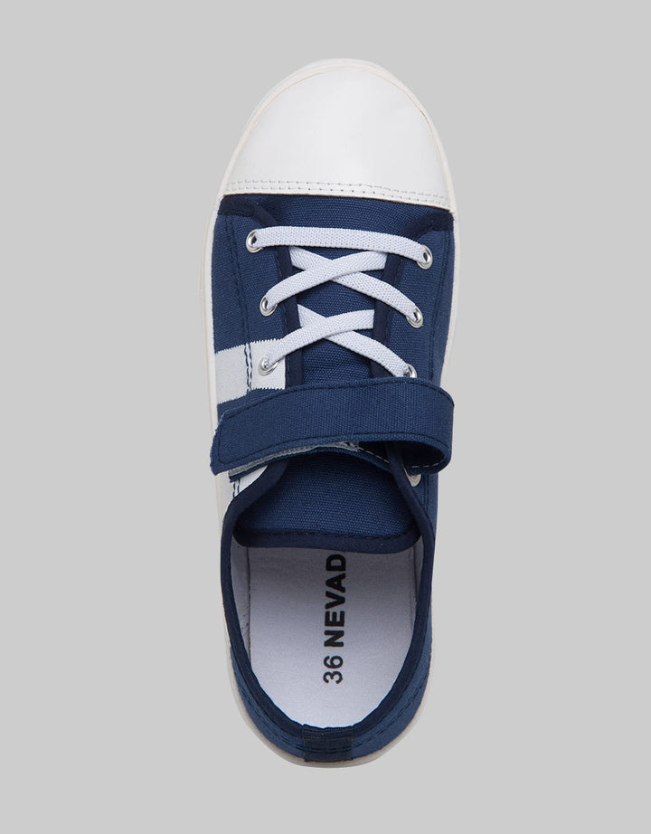 Nevada Stripe Velcro Strap Sneakers Children
