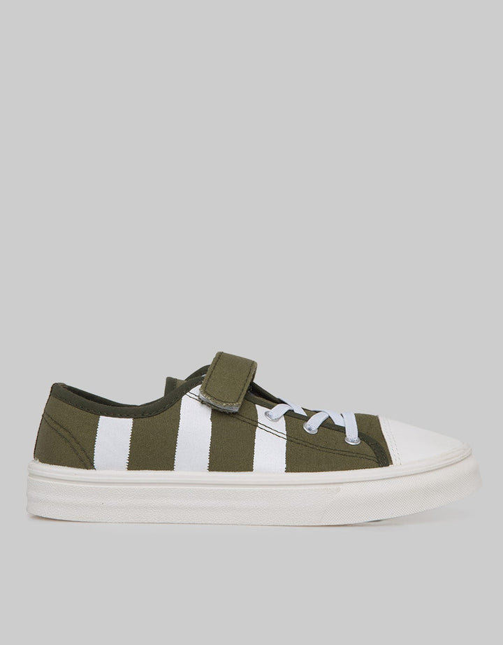 Nevada Stripe Velcro Strap Sneakers Children