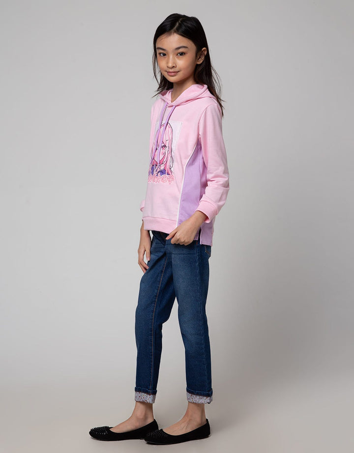 Aero Denim Long Pants Embroidered Hello