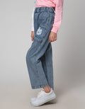 Aero Denim Long Pants Wide Leggings Meowgical