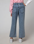 Aero Denim Long Pants Wide Leggings Meowgical