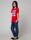 Aero Fullprint Love Girls Denim Pants