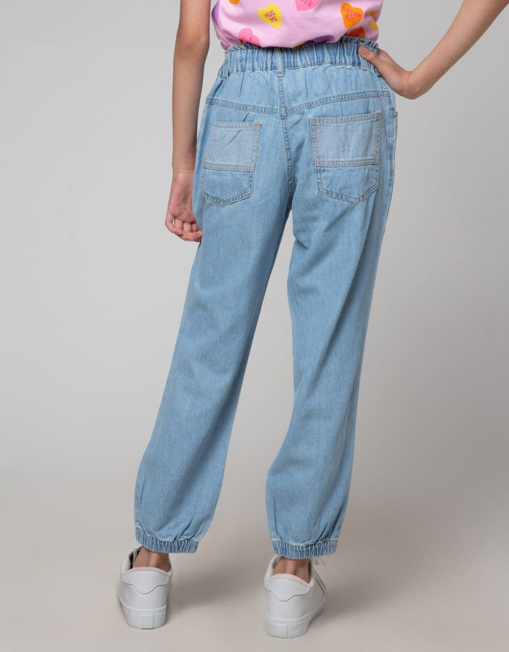 Aero Jogger Denim Aplique Bunny