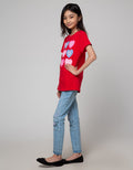 Aero Aplique Bunny Girls Denim Pants