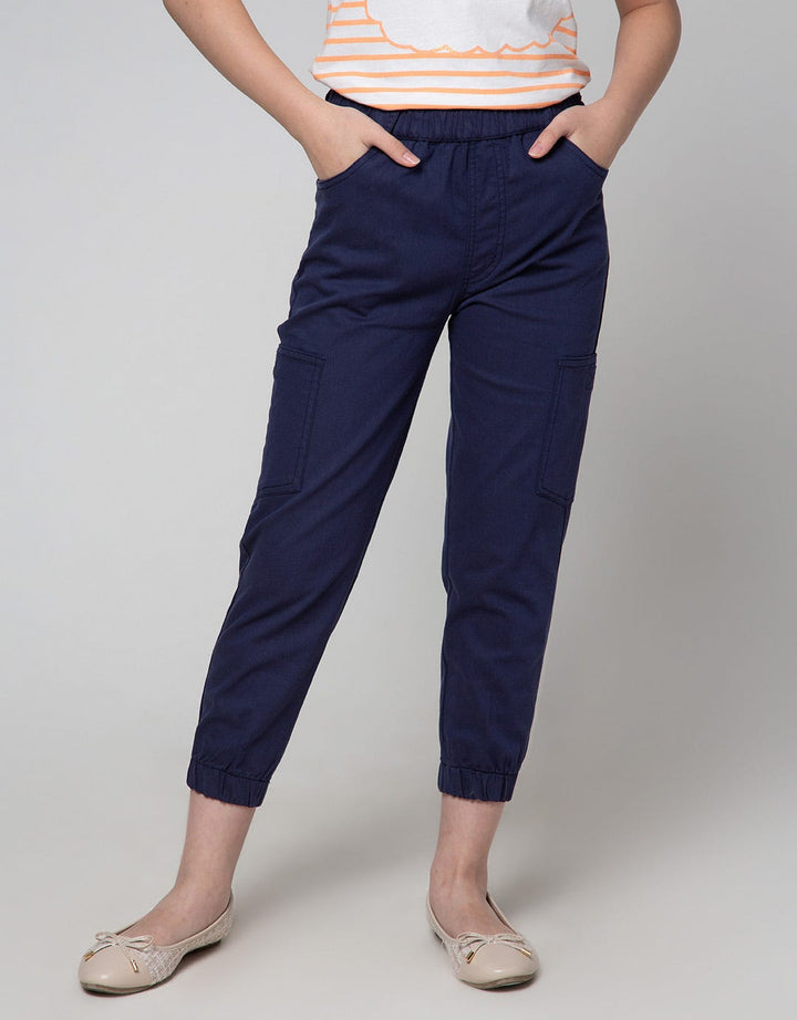 Aero Jogger Polos Pinggang Karet Multi Pocket