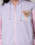 Aero Jacket Hoody Bear Active With Chenille