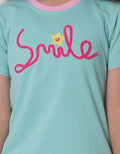 Aero Short Sleeve T-Shirt Bordir Smile Flower