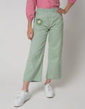 Aero Long Pants Woven Wide Leg Smile Flower
