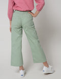 Aero Long Pants Woven Wide Leg Smile Flower