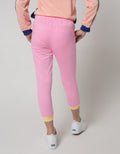 Aero Jogger Piping Pinggir Kantong Geber Smile Flower