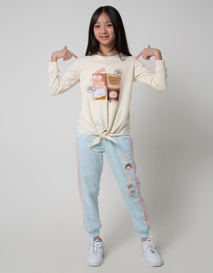 Aero Sweatshirt Bear Kotak Hey Hi