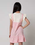 Aero Short Sleeve Midi Dress Hand Geber Fur Bear Ears