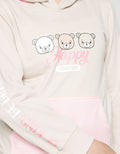 Aero Sweatshirt Cut Sew Bear Love Love