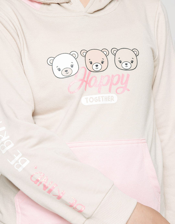 Aero Sweatshirt Cut Sew Bear Love Love