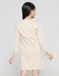 Aero Long Sleeve Midi Dress Kantong Kangguru Bear Love Love