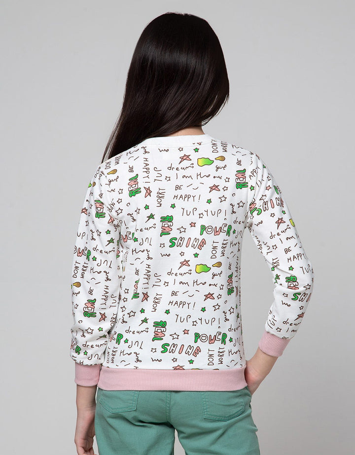 Aero Sweatshirt Fullprint Doodle Cute