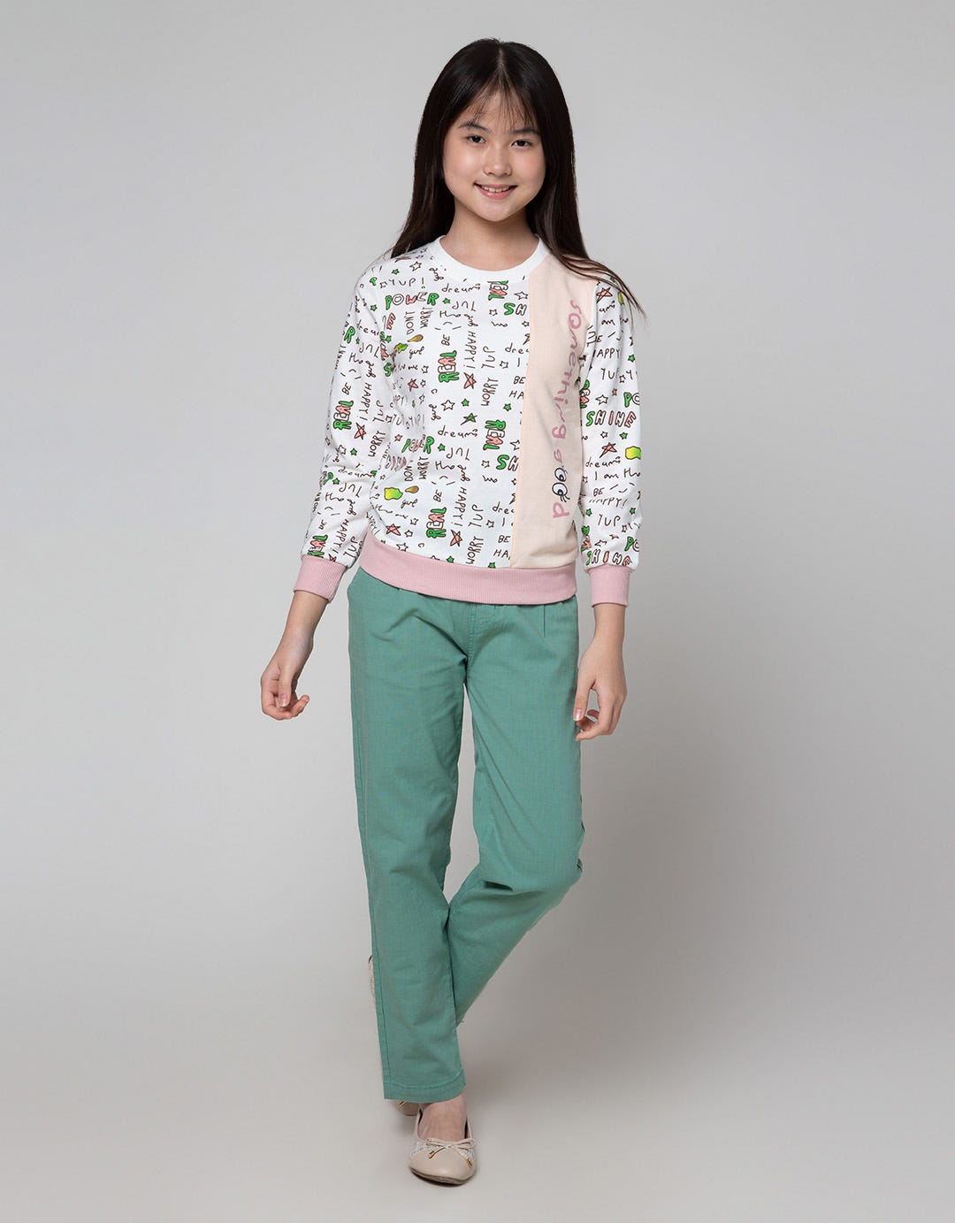 Aero Sweatshirt Fullprint Doodle Cute