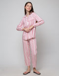 St. Yves Long Sleeve Pyjama Pants Stripe Lina