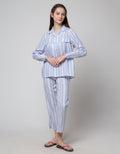 St. Yves Long Sleeve Pyjama Pants Stripe Lina