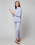 St. Yves Long Sleeve Pyjama Pants Stripe Lina