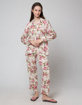 St. Yves Long Sleeve Pyjama Pants Cute Rose