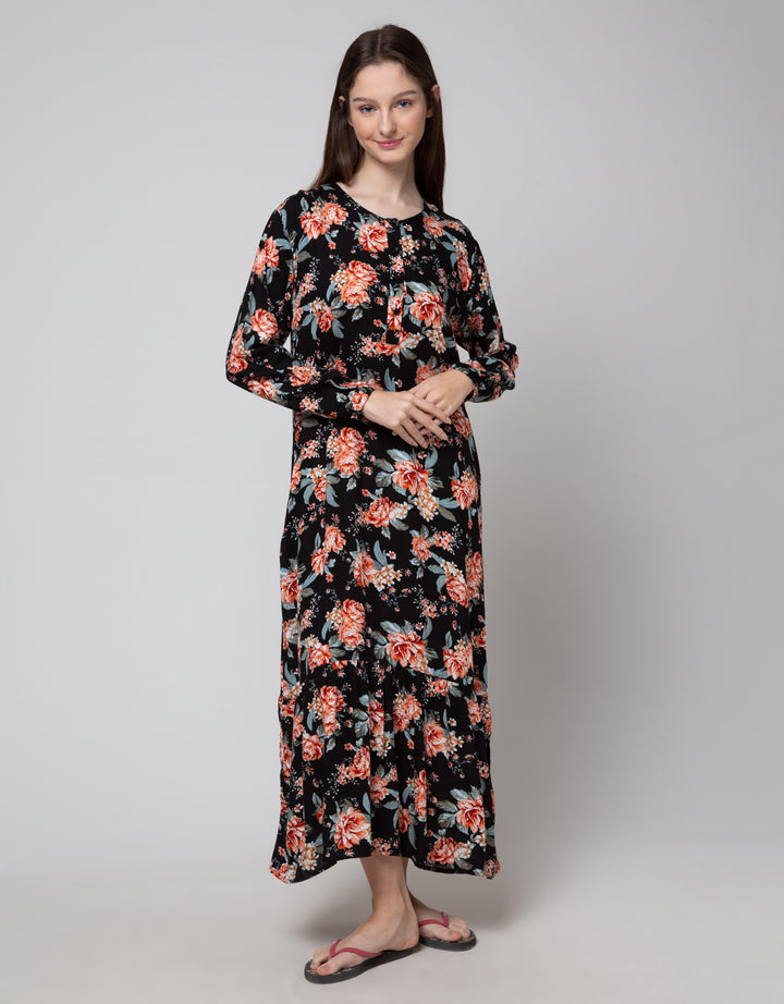 LS MAXI DRESS CUTE R