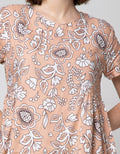 St. Yves Short Sleeve Pyjama Capri Bunga Klasik