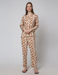 St. Yves Long Sleeve Pyjama Pants Geo Blocks Pl-Blok