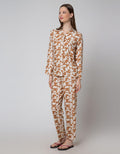 St. Yves Long Sleeve Pyjama Pants Geo Blocks Pl-Blok
