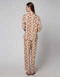 St. Yves Long Sleeve Pyjama Pants Geo Blocks Pl-Blok