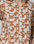 St. Yves Long Sleeve Pyjama Pants Geo Blocks Pl-Blok
