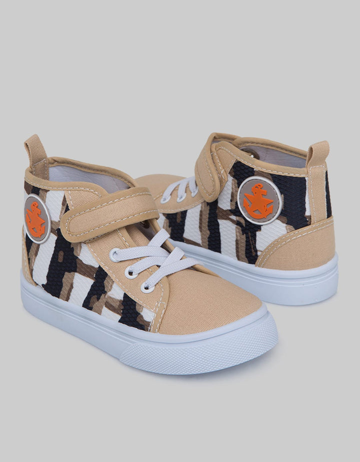 Little M Up Hi Collar Sneakers Anak Laki-laki