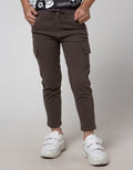 Little M Long Pants Reguler Rib Cargo Stretch
