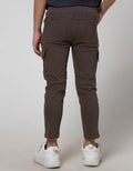 Little M Long Pants Reguler Rib Cargo Stretch