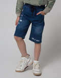 Little M Short Denim Dino Embro