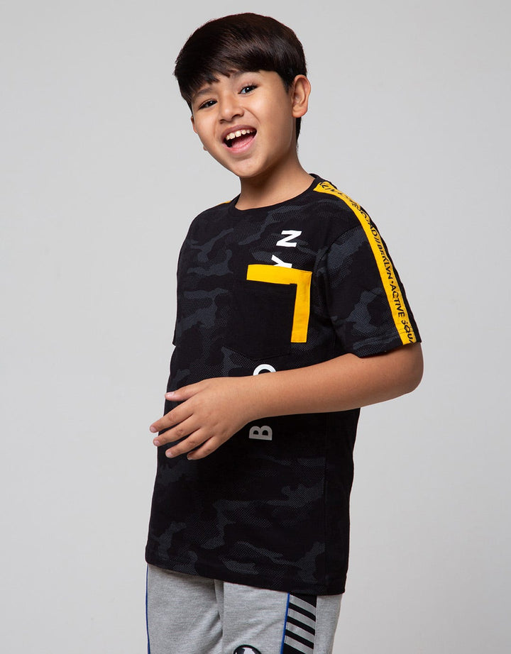 Nevada Sport Camo Side Kaos Anak Laki-Laki