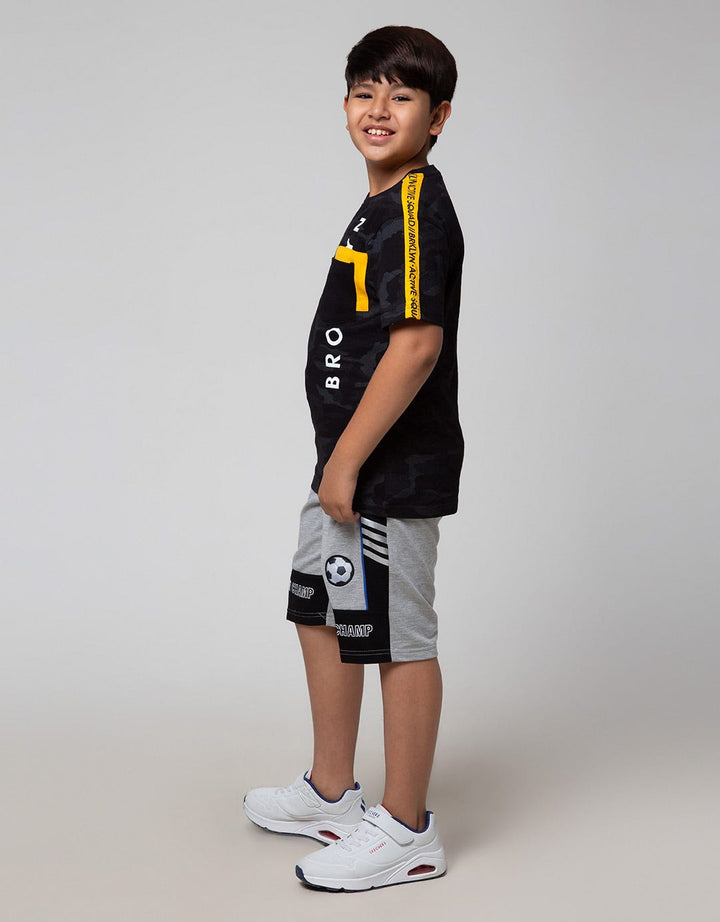 Nevada Sport Camo Side Kaos Anak Laki-Laki