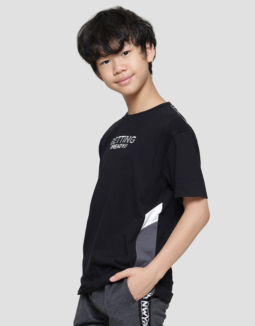 Nevada Sport Cns Getting Ready Kaos Lengan Pendek Anak Laki-Laki