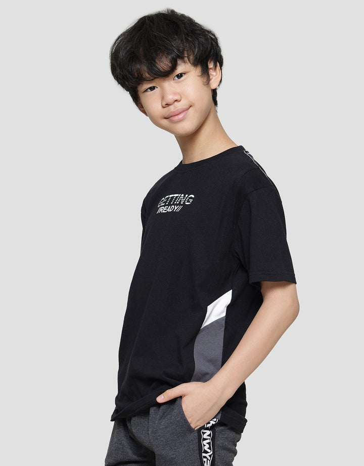 Nevada Sport Cns Getting Ready Kaos Lengan Pendek Anak Laki-Laki