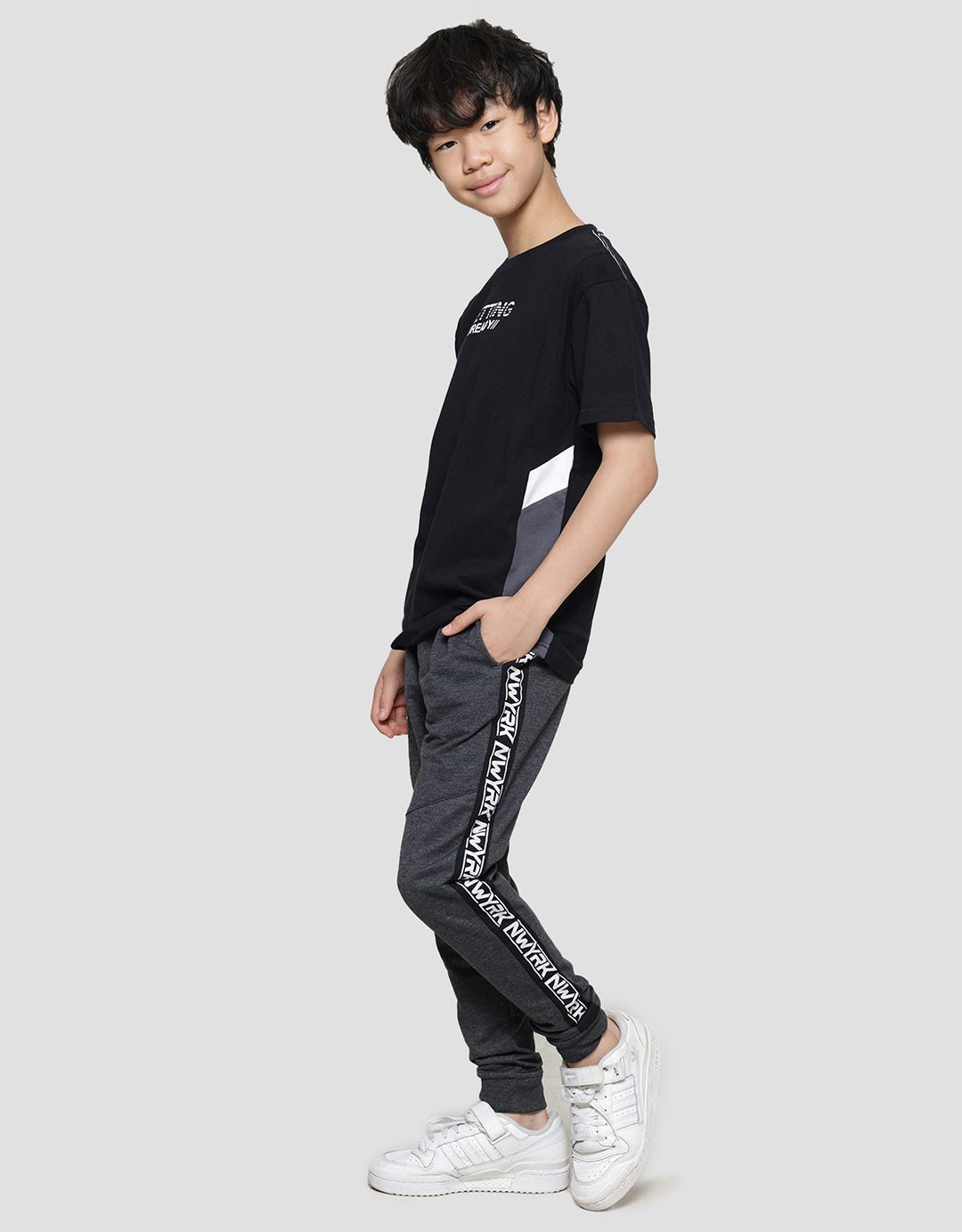 Nevada Sport Cns Getting Ready Kaos Lengan Pendek Anak Laki-Laki