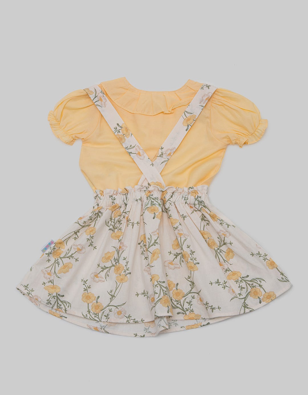 Pipiniko Pinafore Dress With Coral