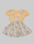 Pipiniko Pinafore Dress With Coral
