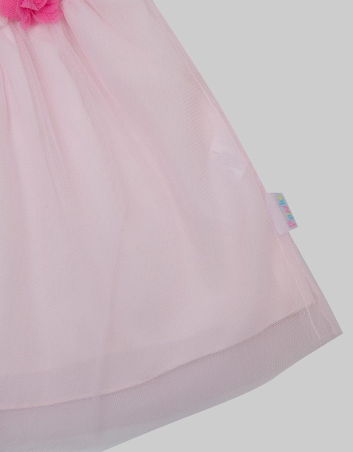 Pipiniko Dress Short Sleeve Lace Textured Dot